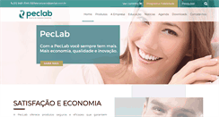 Desktop Screenshot of peclab.com.br