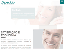 Tablet Screenshot of peclab.com.br